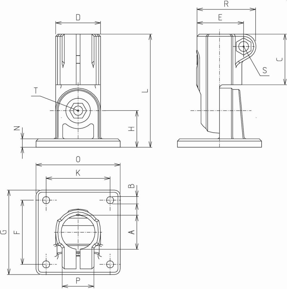 Gelenkklemmstück GFZ Für Rohre Ø30mm