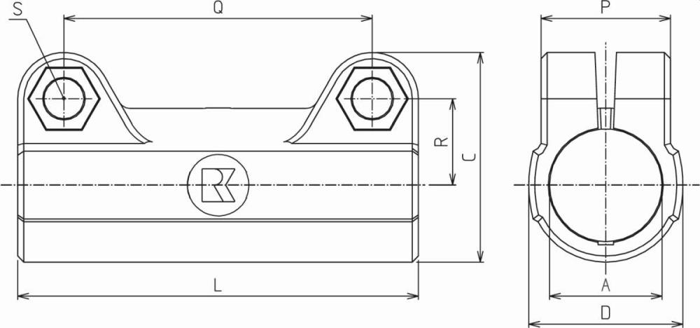 Muffenklemmstück M Für Rohre Ø 30mm