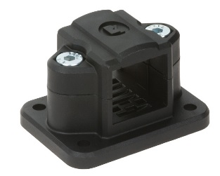 Flange clamp FKV for tubes 30x30mm Flange clamp FKV for tubes 30x30mm