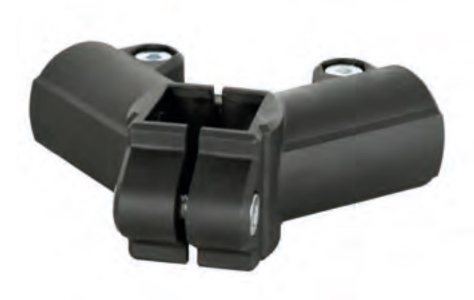 Winkelklemmstück WER Für Rohre Ø 30mm